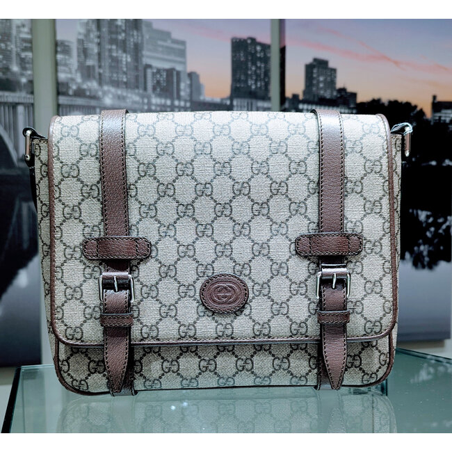 Crossbody Gucci GG Supreme Messenger Canvas 125050050