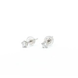  Earrings Stud .30ctw Round Diamonds 900pt 4.2mm .9g 125040057