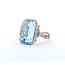 Ring Halo Twist .25ctw Round Diamonds 14ct Topaz 14kw 17.5x14.5 Sz4.5 6.59g 225040051