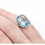 Ring Halo Twist .25ctw Round Diamonds 14ct Topaz 14kw 17.5x14.5 Sz4.5 6.59g 225040051