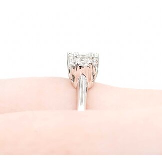Ring Coctail .75ctw Round Diamonds 14kw Sz6.75 3.63g 225050015