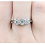 Ring Coctail .75ctw Round Diamonds 14kw Sz6.75 3.63g 225050015