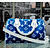 Handbag Louis Vuitton Speedy 20 Bandouliere Blue Velvet White Leather 125050072