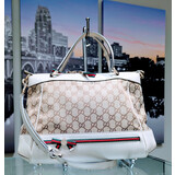  Handbag Gucci Mayfair Canvas 2-Way 125050070