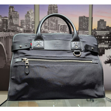 Handbag Gucci Sherry Line Briefcase Black 125050081