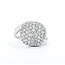 Ring Pave .60ctw Round Diamonds 18kw Sz6 5.97g 225050016