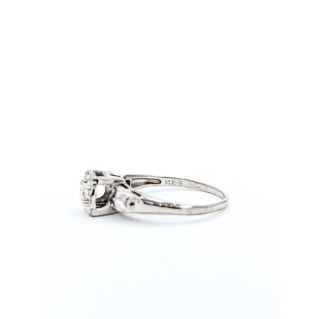 Ring Set Vintage .15ct Round Diamond 14ktt Sz6 4.22g 225040145