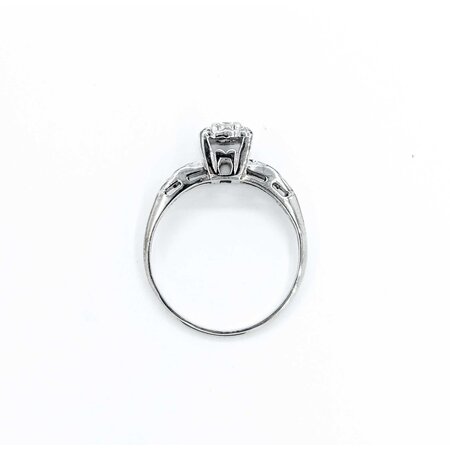 Ring Set Vintage .15ct Round Diamond 14ktt Sz6 4.22g 225040145