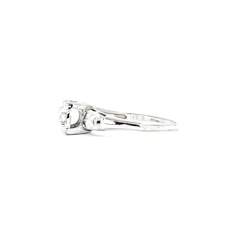 Ring Set Vintage .15ct Round Diamond 14ktt Sz6 4.22g 225040145