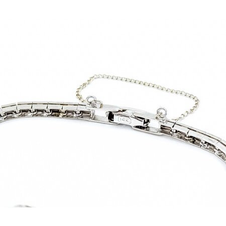 Bracelet Vintage Watch Conversion 3.22ctw Round Diamonds 5.88ct Star Sapphire 2mm Seed Pearls 14kw 6" 12.75g 225050023