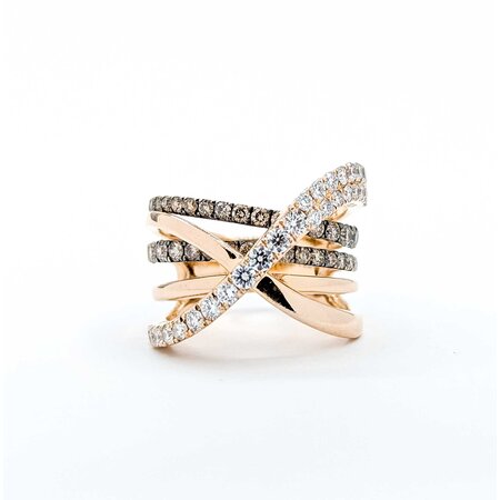 Ring LeVian 1.33ctw Round Diamonds 14kr Sz7 7.80g 225050014