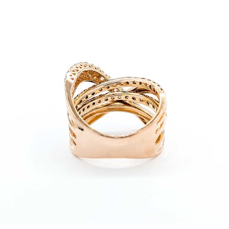 Ring LeVian 1.33ctw Round Diamonds 14kr Sz7 7.80g 225050014