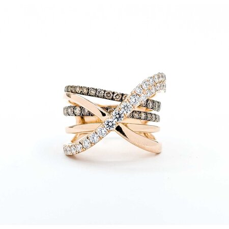 Ring LeVian 1.33ctw Round Diamonds 14kr Sz7 7.80g 225050014