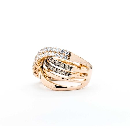 Ring LeVian 1.33ctw Round Diamonds 14kr Sz7 7.80g 225050014