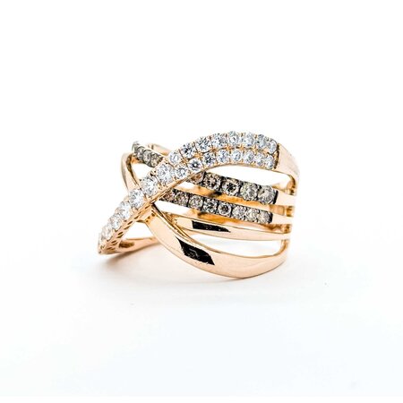 Ring LeVian 1.33ctw Round Diamonds 14kr Sz7 7.80g 225050014