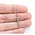 Pendant Cross .20ctw Round Diamonds 18kw .75x.4" 15" 1.9g 125040063