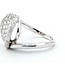 Ring Pave .60ctw Round Diamonds 18kw Sz6 5.97g 225050016