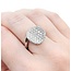 Ring Pave .60ctw Round Diamonds 18kw Sz6 5.97g 225050016