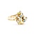Ring Cocktail .84ctw Round Multi Colored Irradiated Diamonds 14ky Sz7 4.24g 225050001