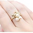 Ring Vintage 5.2-5.5mm Akoya Pearls 10ky Sz7 4.37g 225050004