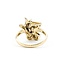 Ring Vintage 5.2-5.5mm Akoya Pearls 10ky Sz7 4.37g 225050004