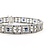 Bracelet Vintage 1.00ctw Round Diamonds Synthetic Sapphires 14kw 9mm 6.5" 22.23g 225050027