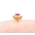 Ring Halo .24ctw Round Diamonds .65ct Ruby 14ky Sz8 2.75g 225050003