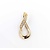 Pendant Slide Channel Set .33ctw Round Diamonds 14ky 32x14mm 4.88g 225050010