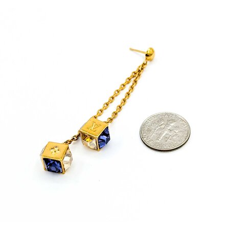 Louis Vuitton Buci d'Oreille Pandan Gamble Earrings 125050101