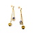 Louis Vuitton Buci d'Oreille Pandan Gamble Earrings 125050101