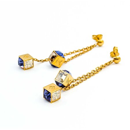 Louis Vuitton Buci d'Oreille Pandan Gamble Earrings 125050101