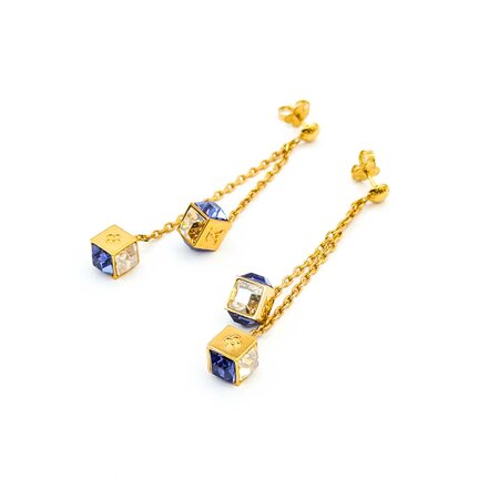 Louis Vuitton Buci d'Oreille Pandan Gamble Earrings 125050101