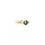 Ring Solitaire .12ct Emerald 14ky Sz7.5 1.9g 225040068