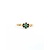 Ring Solitaire .12ct Emerald 14ky Sz7.5 1.9g 225040068