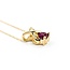 Pendant X .30ct Ruby 14ky 1.35mm 17" 1.41g 225040136