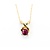Pendant X .30ct Ruby 14ky 1.35mm 17" 1.41g 225040136