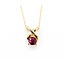 Pendant X .30ct Ruby 14ky 1.35mm 17" 1.41g 225040136