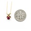 Pendant X .30ct Ruby 14ky 1.35mm 17" 1.41g 225040136