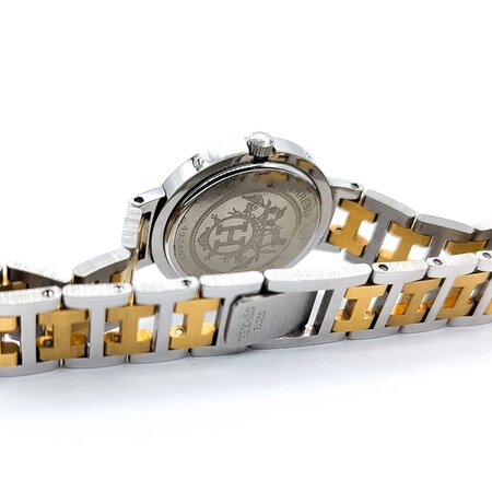 Watch Hermes Clipper Gold Tone 30mm Stainless Steel 8" 125056006