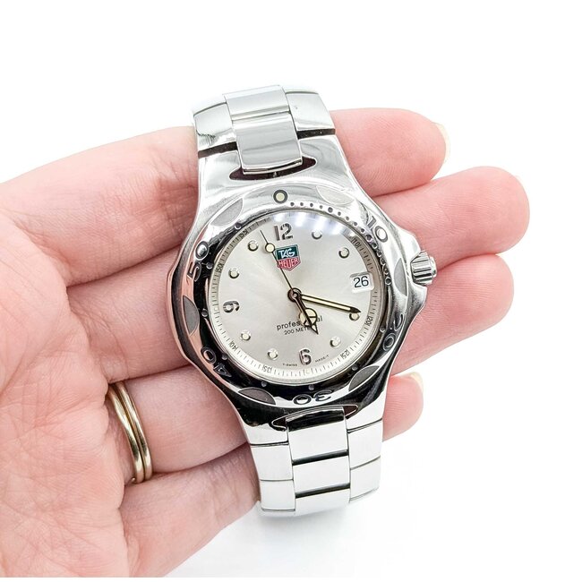 Watch Tag Heuer Professional 200m Silver Dial Kirium WL1114 39mm Stainless Steel 7" 125056003