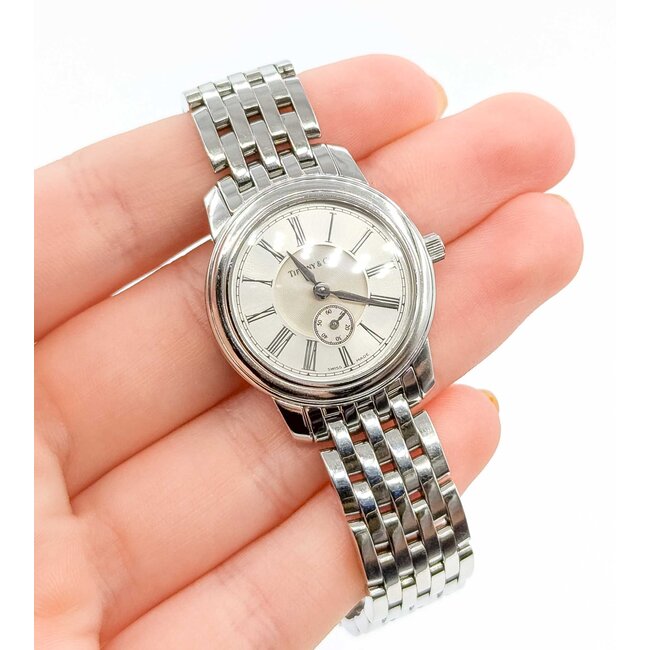 Watch Tiffany & Co. Resonator Roman Numerals 27mm Stainless Steel 7.25" 125056004