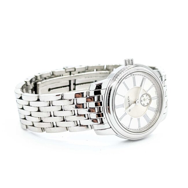 Watch Tiffany & Co. Resonator Roman Numerals 27mm Stainless Steel 7.25" 125056004