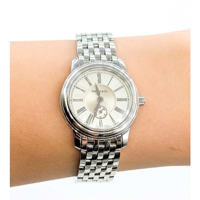 Watch Tiffany & Co. Resonator Roman Numerals 27mm Stainless Steel 7.25" 125056004