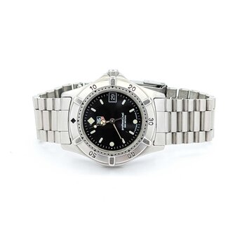 Watch Tag Heuer Professional 200m Black Dial Yr. Early 2000's 33mm Stainless Steel 6.75" 125056002