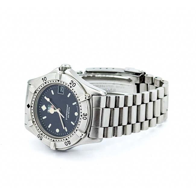 Watch Tag Heuer Professional 200m Black Dial Yr. Early 2000's 33mm Stainless Steel 6.75" 125056002