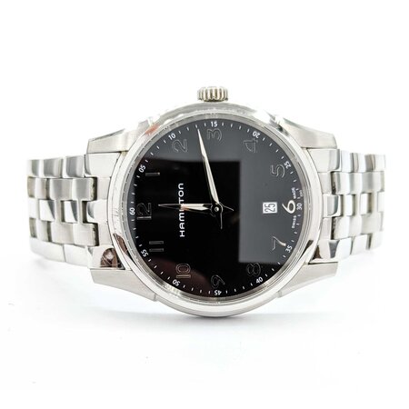 Watch Hamilton Jazzmaster Thinline H385111 42mm Stainless Steel 8.5" Box & Card 125056001