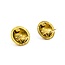 Chanel Coco Mark Round CC Button Earrings 125050131