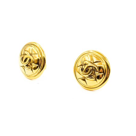 Chanel Coco Mark Matelasse Earrings 125050119
