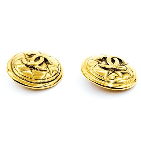 Chanel Coco Mark Matelasse Earrings 125050119