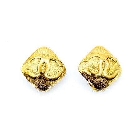 Chanel Coco Mark Square CC Earrings 125050129